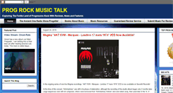 Desktop Screenshot of progrockmusictalk.com